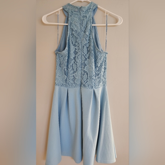 Blue Dress Lace Top - Picture 2 of 3